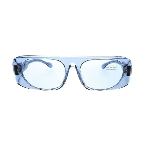 Burberry 0BE4322 388372 Transparent Blue Square Sunglasses - Picture 2 of 5